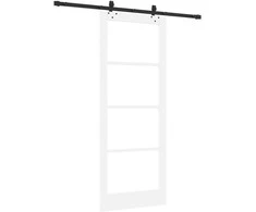 Slankios durys ORKDAL Balta ir juoda 83 x 211 cm