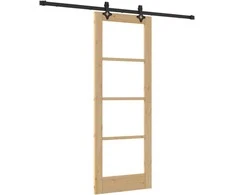 Slankios durys ORKDAL Natūrali ir juoda 73,5 x 198,5 cm