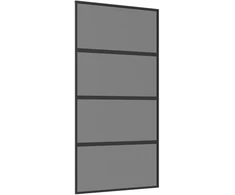 Slankios durys 102.5 x 205 cm Grūdintas stiklas ir aliuminis