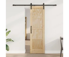 Slankios durys 61 x 198,5 cm Pušies medienos masyvas