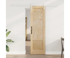 Slankios durys 61 x 198,5 cm Pušies medienos masyvas
