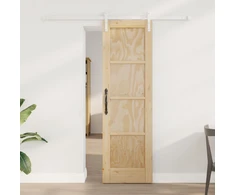 Slankios durys 61 x 198,5 cm Pušies medienos masyvas