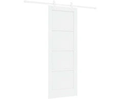 Slankios durys 73,5 x 198,5 cm Apdirbta mediena Balta