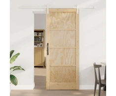 Slankios durys 86 x 211 cm Pušies medienos masyvas