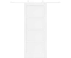 Slankios durys Balta 83 x 202 cm Pušies medienos masyvas