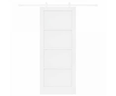 Slankios durys Balta 83 x 202 cm Pušies medienos masyvas