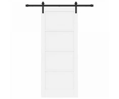 Slankios durys Balta 83 x 202 cm Pušies medienos masyvas