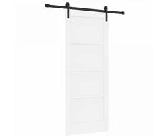 Slankios durys Balta 83 x 202 cm Pušies medienos masyvas