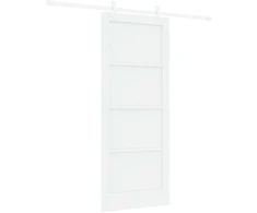 Slankios durys Balta 83 x 202 cm Pušies medienos masyvas