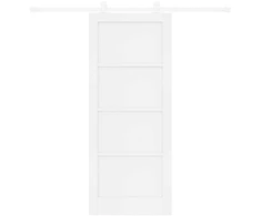 Slankios durys Balta 83 x 202 cm Pušies medienos masyvas