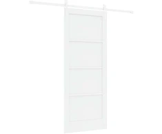 Slankios durys Balta 83 x 202 cm Pušies medienos masyvas