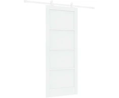 Slankios durys Balta 83 x 202 cm Pušies medienos masyvas
