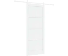 Slankios durys Balta 83 x 202 cm Pušies medienos masyvas
