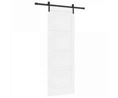 Slankios durys Balta 83 x 232 cm Pušies medienos masyvas