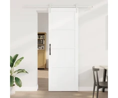 Slankios durys Balta 83 x 232 cm Pušies medienos masyvas