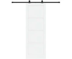 Slankios durys Balta ir juoda 83 x 232 cm