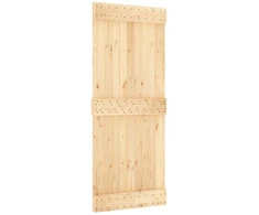 Slankios durys NARVIK 85 x 210 cm (213,5 cm) Natūrali ir juoda