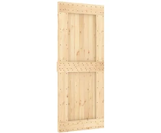 Slankios durys NARVIK 85 x 210 cm (213,5 cm) Natūrali ir juoda