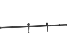 Slankios durys NARVIK Natūrali ir juoda 85 x 210 cm (213,5 cm)