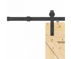 Slankios durys NARVIK 85 x 210 cm (152,5 cm) Natūrali ir juoda