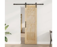 Slankios durys Natūrali 61 x 198,5 cm Pušies medienos masyvas