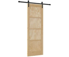 Slankios durys Natūrali 73,5 x 211 cm Pušies medienos masyvas