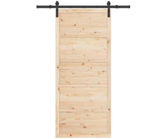 Slankios durys Natūrali 80 x 208 cm Pušies medienos masyvas