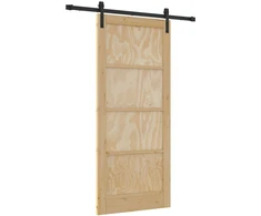 Slankios durys Natūrali 86 x 198,5 cm Pušies medienos masyvas