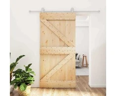 Slankios durys Natūrali ir Balta 100 x 210 cm