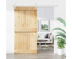 Slankios durys Natūrali ir Balta 100 x 210 cm