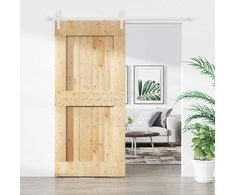 Slankios durys Natūrali ir Balta 100 x 210 cm