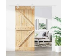 Slankios durys Natūrali ir Balta 100 x 210 cm