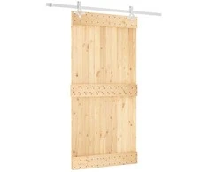 Slankios durys Natūrali ir Balta 100 x 210 cm