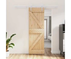 Slankios durys Natūrali ir Balta 70 x 210 cm