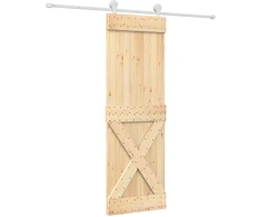Slankios durys Natūrali ir Balta 70 x 210 cm