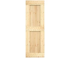 Slankios durys 70 x 210 cm Natūrali ir Balta