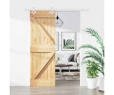Slankios durys Natūrali ir Balta 70 x 210 cm