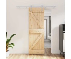 Slankios durys Natūrali ir Balta 70 x 210 cm