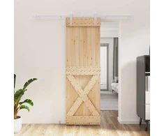 Slankios durys Natūrali ir Balta 70 x 210 cm