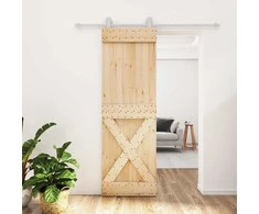 Slankios durys Natūrali ir Balta 70 x 210 cm