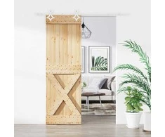 Slankios durys Natūrali ir Balta 70 x 210 cm