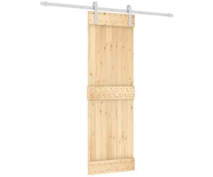 Slankios durys 70 x 210 cm Natūrali ir Balta