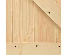 Slankios durys Natūrali ir Balta 70 x 210 cm