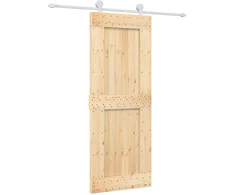 Slankios durys Natūrali ir Balta 80 x 210 cm