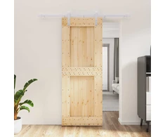 Slankios durys Natūrali ir Balta 80 x 210 cm