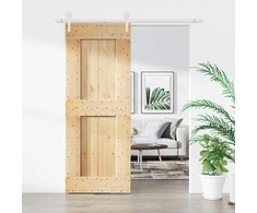 Slankios durys Natūrali ir Balta 80 x 210 cm