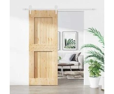 Slankios durys Natūrali ir Balta 80 x 210 cm