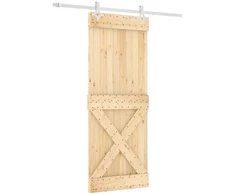 Slankios durys Natūrali ir Balta 80 x 210 cm
