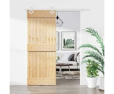 Slankios durys Natūrali ir Balta 80 x 210 cm