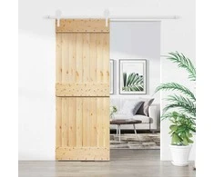 Slankios durys Natūrali ir Balta 80 x 210 cm